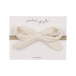 Arbii Ivory Twill Gift Bow