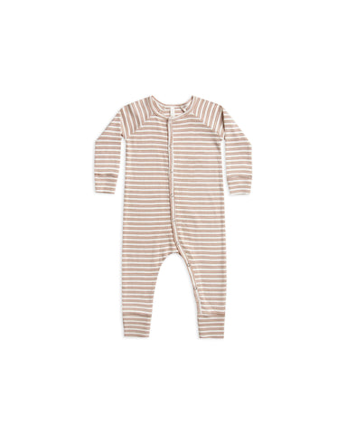 Rylee & Cru HC Truffle Stripe Ribbed Long John