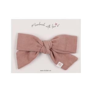 Arbii Dusty Pink Corduroy School Girl Clip