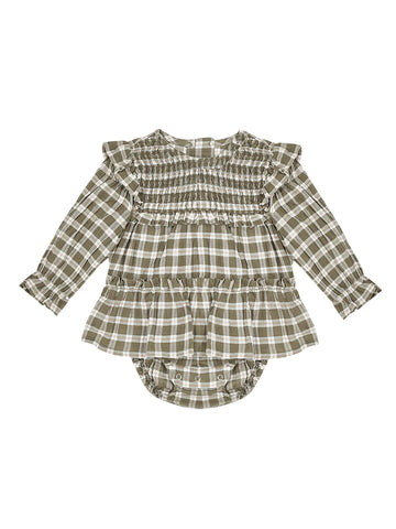 The New Society Dominique Check Romper