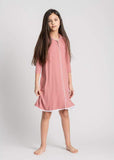 Coco Blanc Ash Rose Ribbed Nightgown