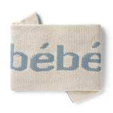 Domani Home Blue & Natural Baby Blanket