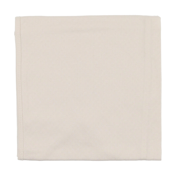 Lilette Vanilla Dottted Pointelle Blanket
