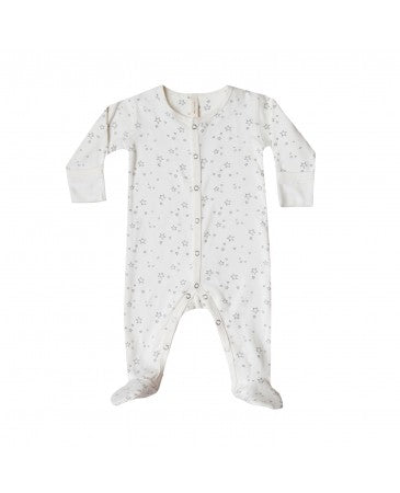 Quincy Mae Ivory Footed Onesie