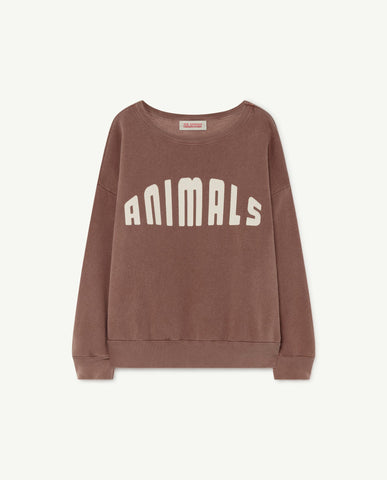 TAO Brown Animals Big Bear Kids Sweatshirt