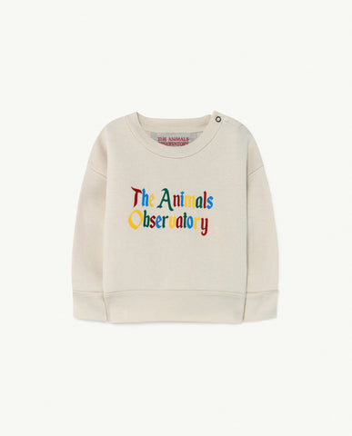 TAO White The Animals Bear Baby Sweatshirt