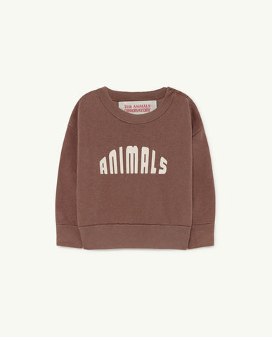 TAO Brown Animals Bear Baby Sweatshirt