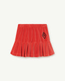 TAO Red Logo Velvet Bird Skirt