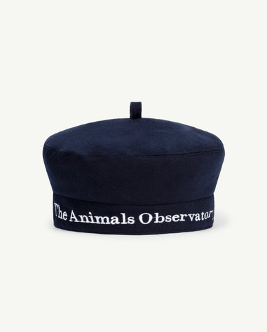 TAO Navy Felt Beret Hat