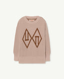 TAO Beige Graphic Bull Sweater