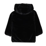 Hundred Pieces Faux Fur Reversible Bronze & Black Jacket