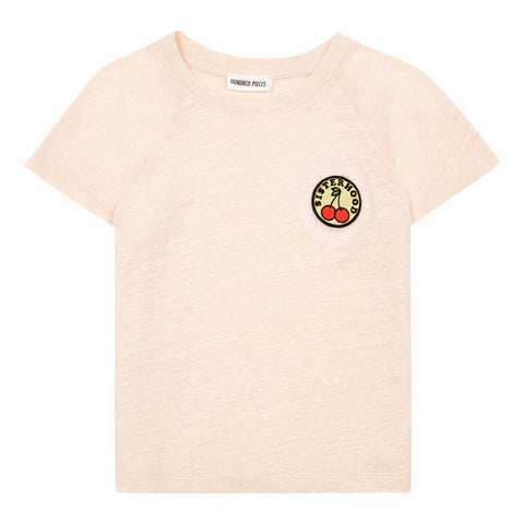 Hundred Pieces Dusty Pink Linen T-shirt