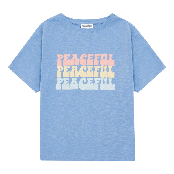Hundred Pieces Blue Peaceful T-shirt