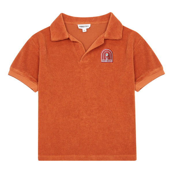 Hundred Pieces Orange Surf Shack Terry Polo