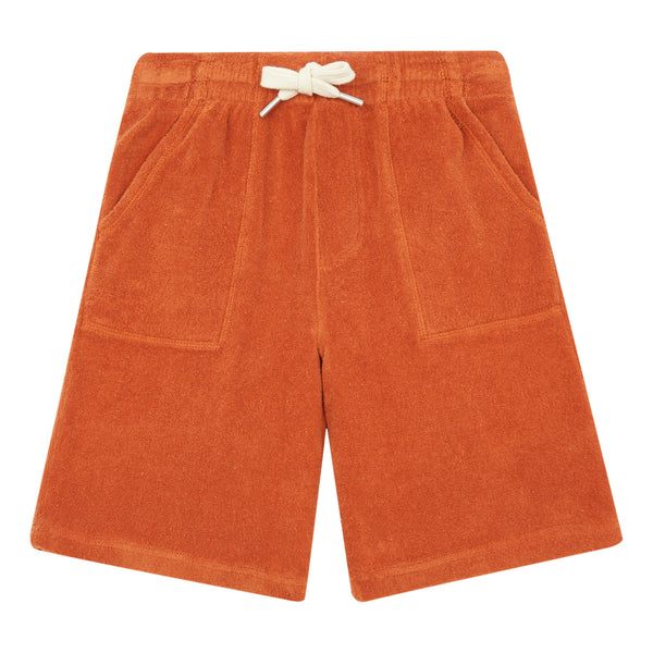 Hundred Pieces Orange Terry  Shorts