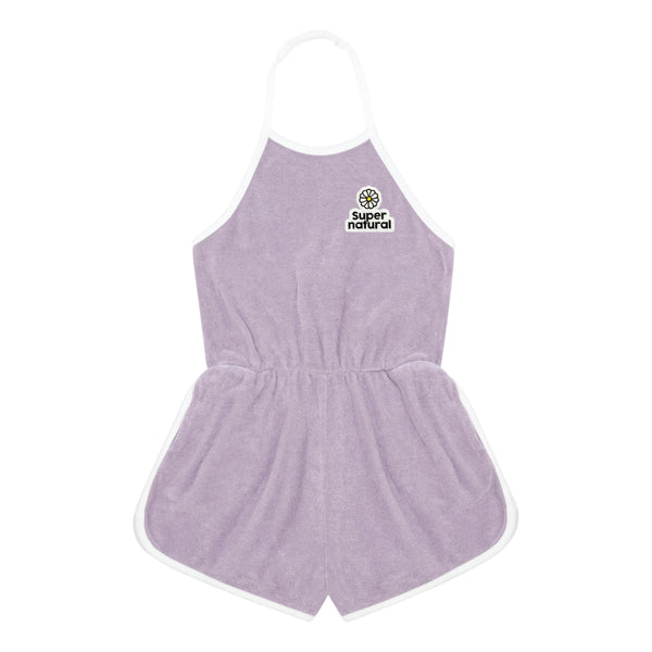 Hundred Pieces Lavender Terry Playsuit