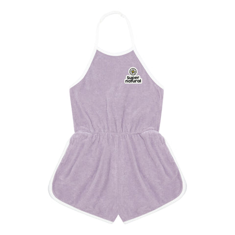 Hundred Pieces Lavender Terry Playsuit