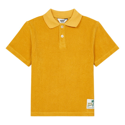 Hundred Pieces Sunflower Yellow Waves Terry Polo