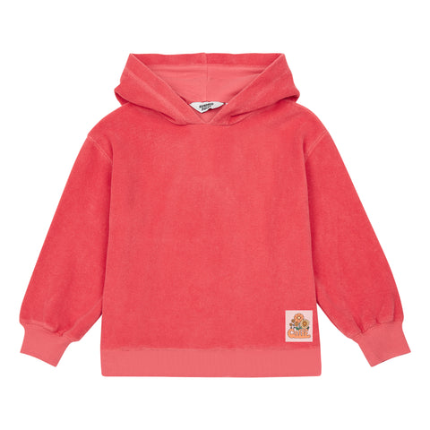 Hundred Pieces Coral Calif Terry Hoodie
