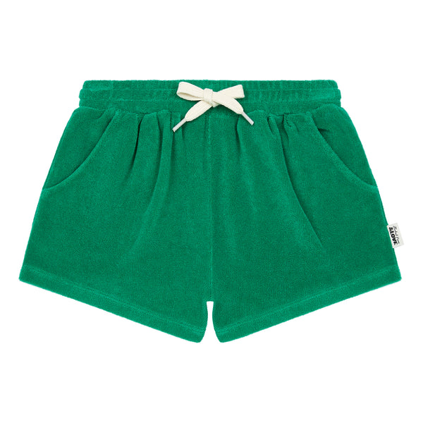 Hundred Pieces Green Terry Shorts