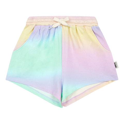 Hundred Pieces Girls Pink Tie Dye Shorts
