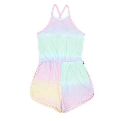 Hundred Pieces Pink Tie Dye Playsuit