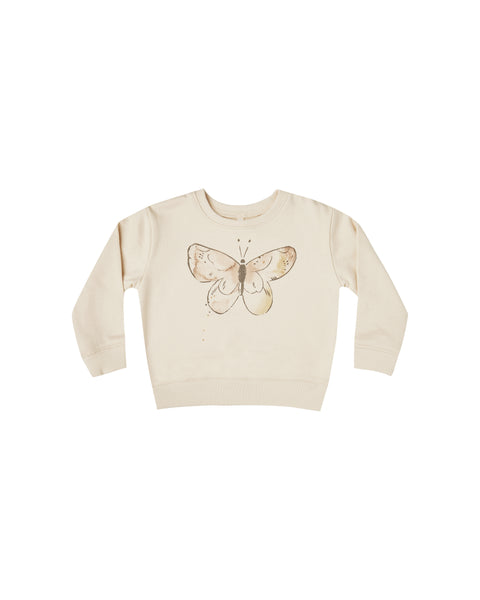 Rylee & Cru Natural Butterfly Terry Sweat Set