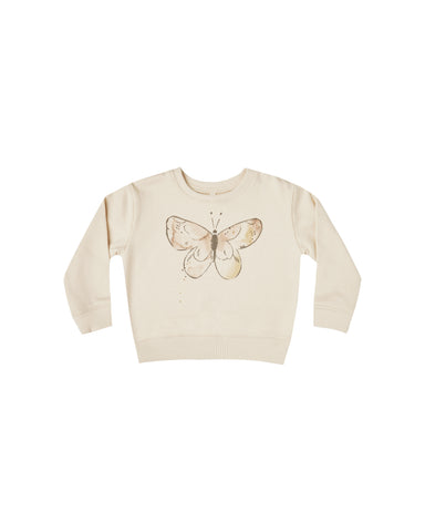 Rylee & Cru Natural Butterfly Terry Sweat Set