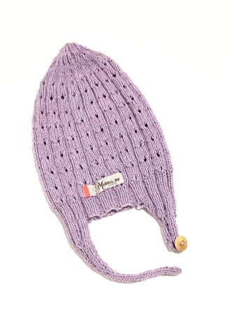 Mor Mor Nu Knit Purple Hat