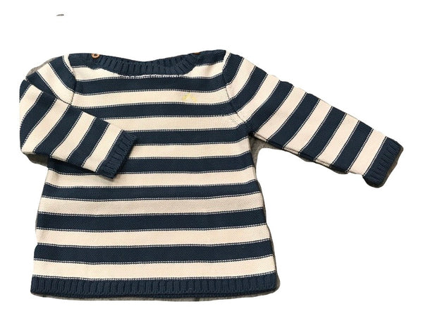 Nanos Blue Stripe Sweater