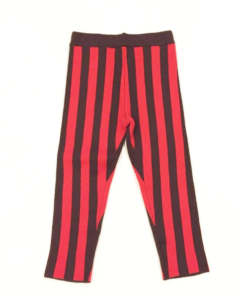 Noch Mini Stripe Knit Red Pants