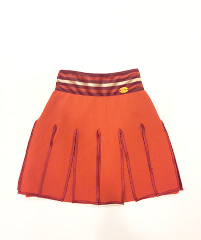 Val Max Pleated Mini Skirt