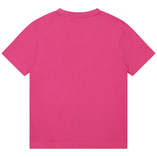 Hugo Fuchsia Short Sleeve Logo Tee