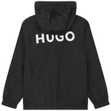 Hugo Black Hooded Windbreaker