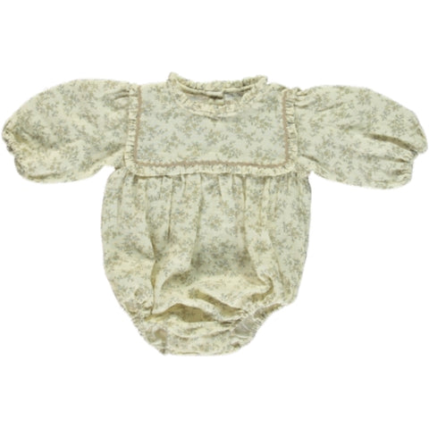 Bebe Organic Gabriella Natural Flowers Romper