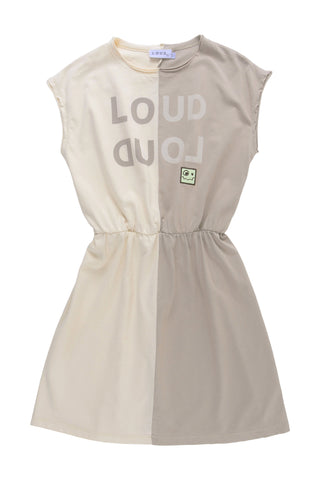 Loud Apparel Soul Sand/Zinc 2 Tone Dress