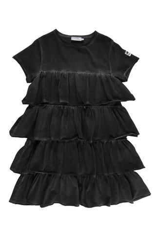 Loud Apparel Black Pure Ruffles Dress