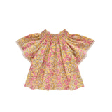 Louise Misha Lemon Patchouli Flore Spring Blouse + Vallaloid Shorts Set