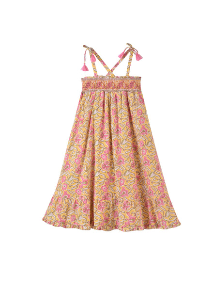 Louise Misha Marceline Lemon Patchouli Spring Dress
