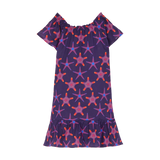 Vilebrequin Cotton Voile Girls Dress Starfish