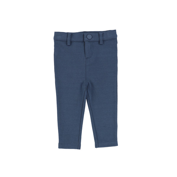 Lil Legs Heather Blue Knit Pants