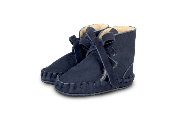 Donsje Amsterdam Black Betting Leather Pina Lining Booties