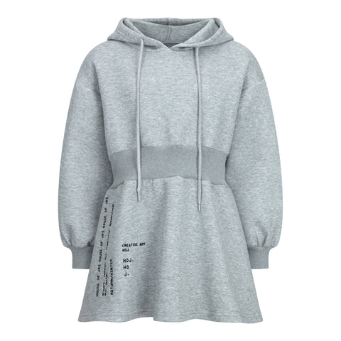 House Of Juniors Grey Hooded Tennis Dress