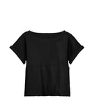 Little Creative Factory Black Soft Pocket T-Shirt
