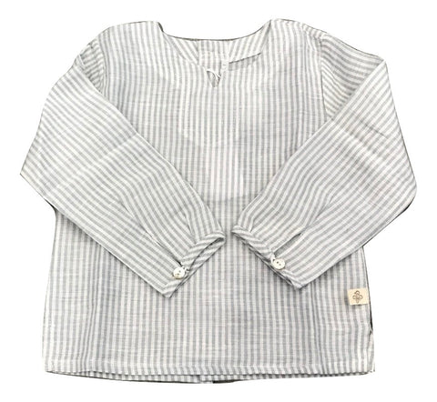 Pilar Batanero Grey Stripe Shirt