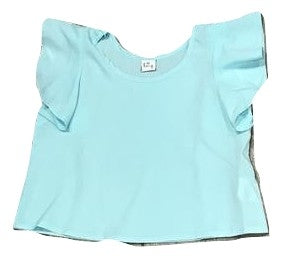 Little Miss Galia Aqua Blue Blouse