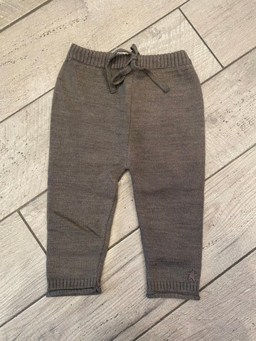 Tocoto Vintage Brown Grey Knit Legging