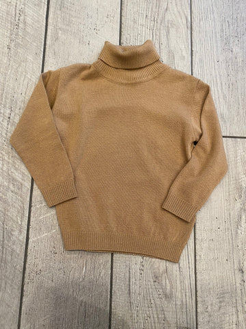 Nupkeet Leopardo Sand Turtleneck Knit Sweater