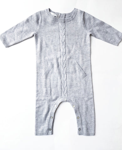 Oscar et Valentine Grey Knit Onepiece