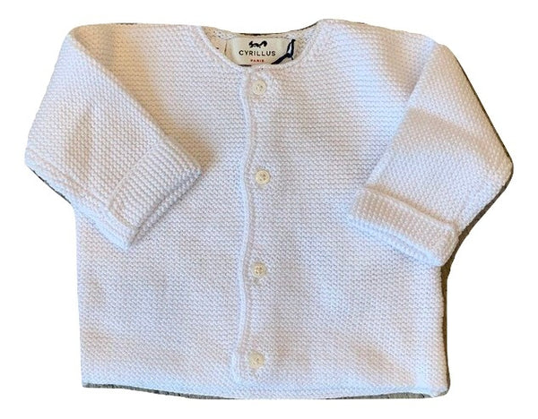 Cyrillus Paris Blanc Evan Knit Sweater